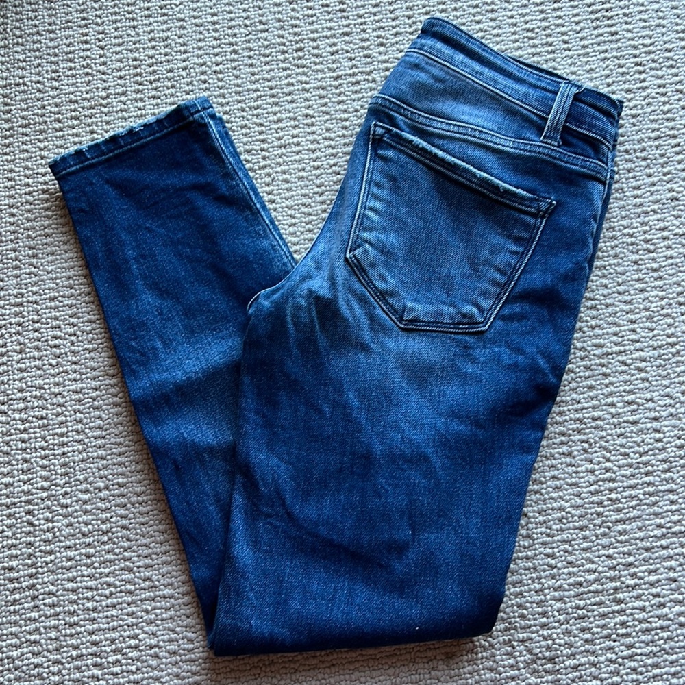 Flying Monkey women’s ankle distressed stretch jeans 26x28